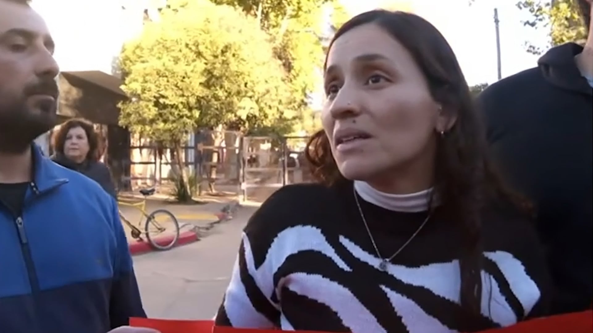 Romina la madre de Kevin (Foto/Captura TN)