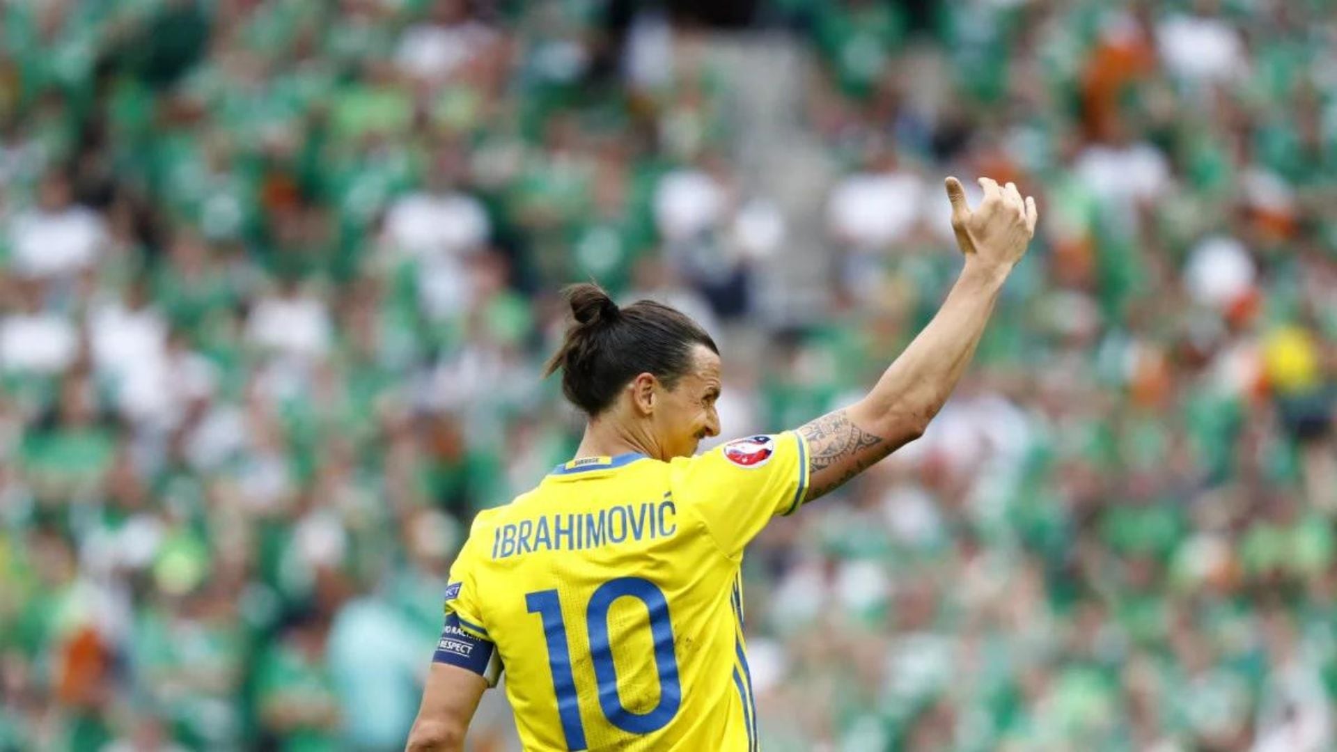 Zlatan Ibrahimovic anotó 62 goles con la selección de Suecia