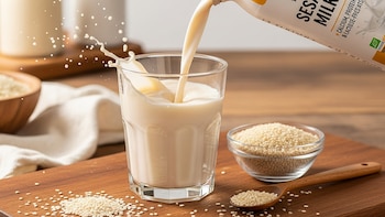 Cuáles son los beneficios a la salud de tomar leche de ajonjolí