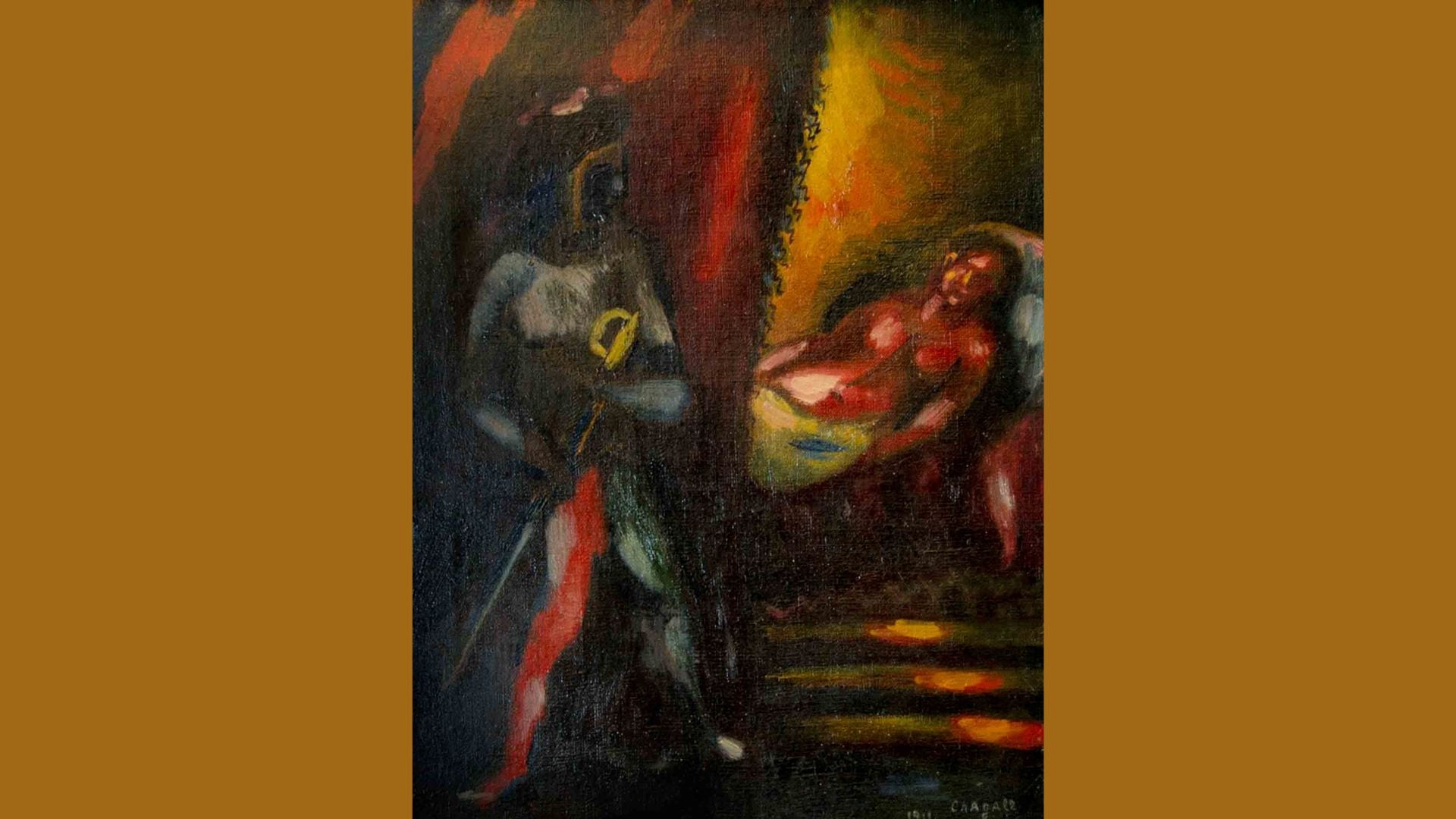 El óleo 'Otelo y Desdémona' de Marc Chagall fue robado en 1988 en Manhattan y recuperado tras más de treinta años de búsqueda (FBI)