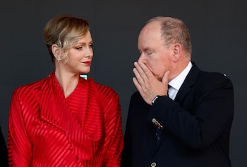 Alberto y Charléne de Mónaco.