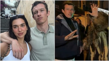 Dua Lipa y Callum Turner