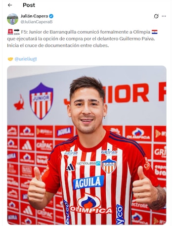 Post de Julián Capera sobre