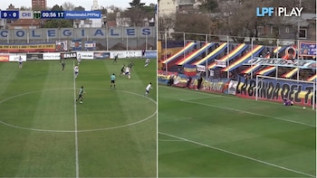 El golazo de mitad de cancha antes del minuto en la Primera Nacional con el que Colegiales venció a Nueva Chicago