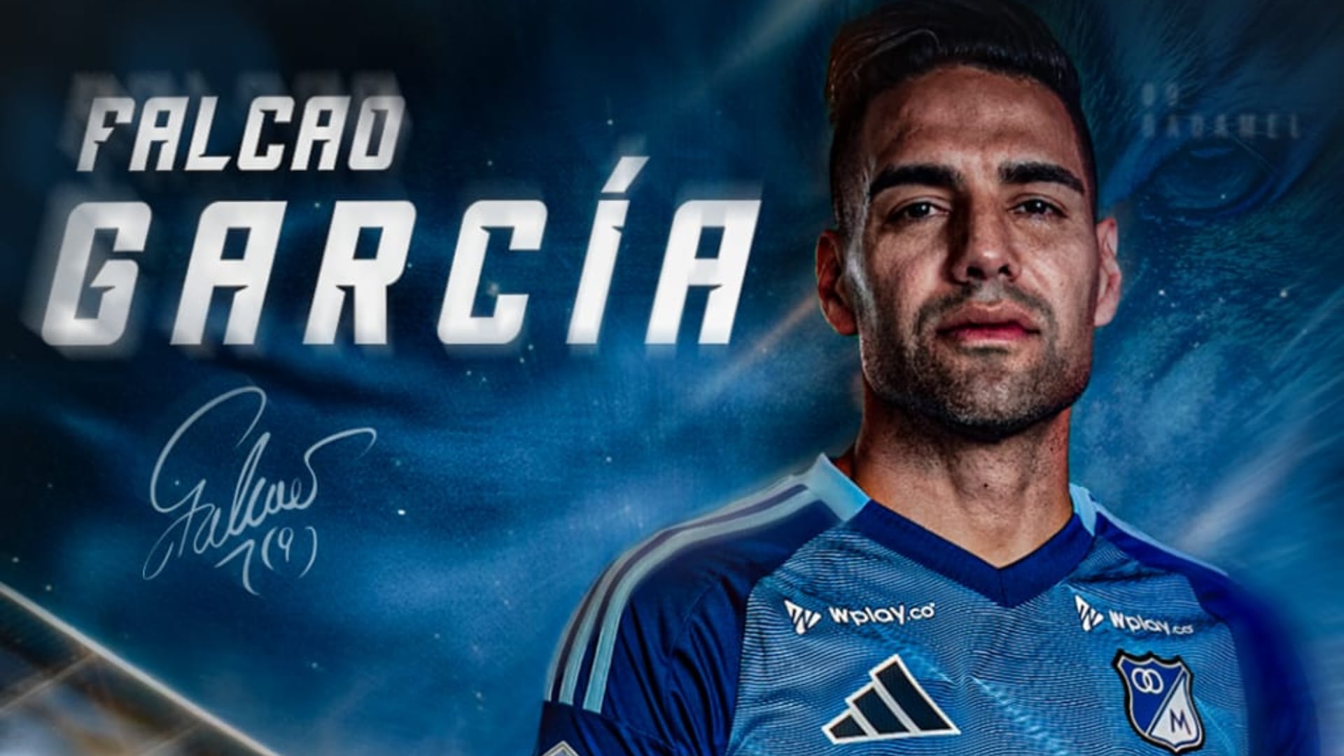 Falcao regreso a Millonarios para su último baile - crédito @Theo_Gonzalez/X