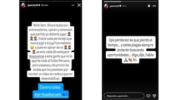 Los descargos de Paolo Guerrero sobre las críticas acerca de su actualidad en Alianza Lima. - capturas: Instagram Paolo Guerrero