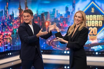 Kira Miró y Salva Reina en 'El Hormiguero' (Atresmedia)