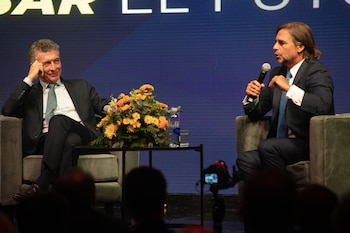 Mauricio Macri y Luis Lacalle
