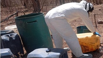 Entre lo asegurado hay amoniaco