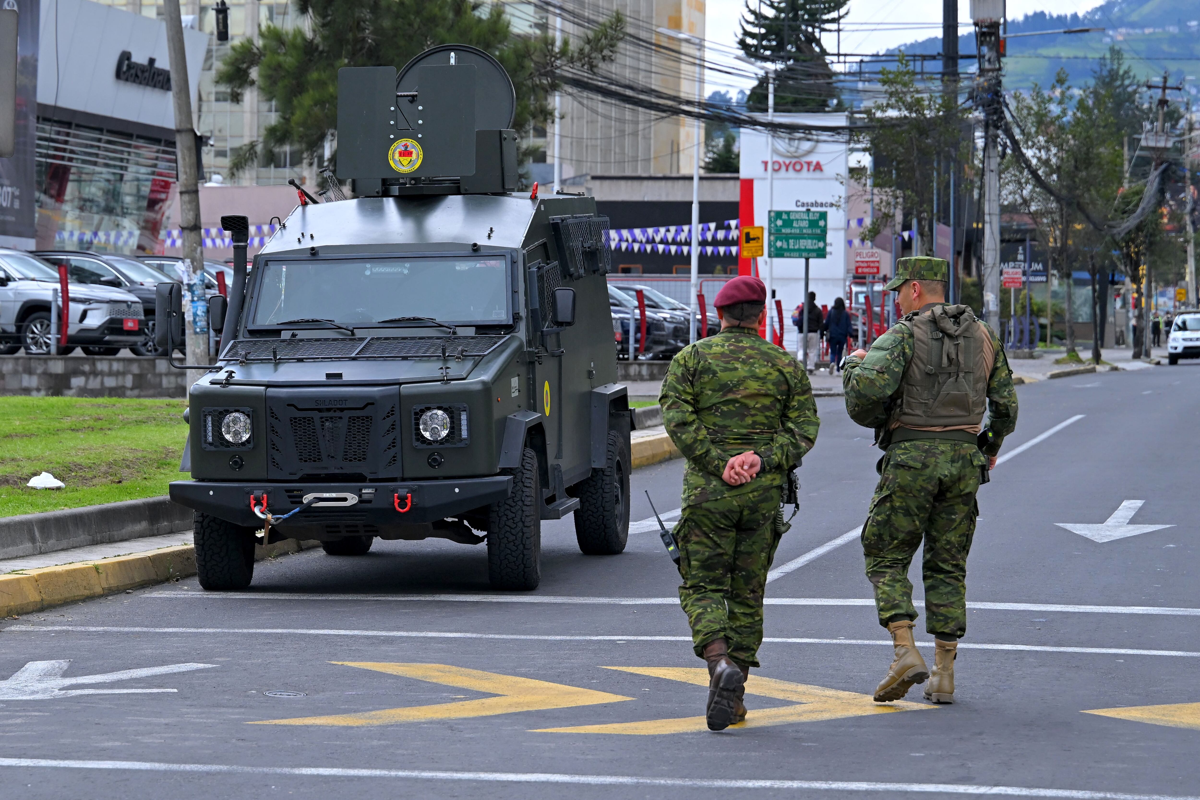 Militares en Ecuador (Foto de Rodrigo BUENDÍA / AFP)