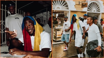 Jimmy Butler paralizó Cartagena durante su visita para el concierto de J Balvin: recorrió la ciudad, jugó dominó y compartió con sus fans