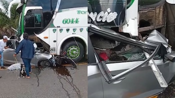 Fuerte accidente en Paratebueno, Cundinamarca, acabó con una familia completa y generó retrasos en la movilidad