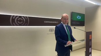 El portavoz de Vox en las Cortes de Aragón: "Ahí donde los españoles son convocados a las urnas, crece Vox"