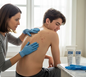 La combinación de tratamientos tópicos