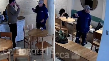 En video quedó nuevo atraco a mano armada a un café en exclusiva zona de Bogotá