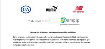 Un fragmento del comunicado de