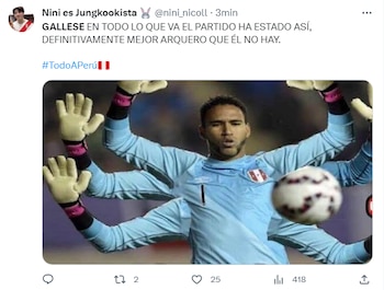 Pedro Gallese y sus memes