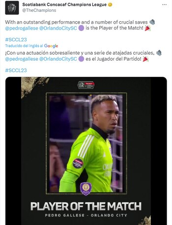 Concacaf destacó a Pedro Gallese