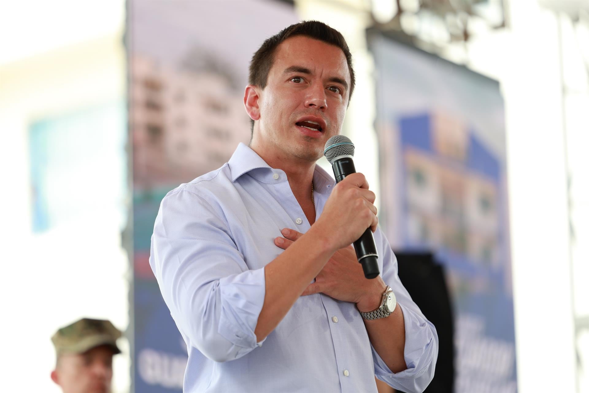 El presidente de Ecuador, Daniel Noboa