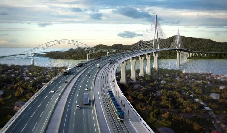 La obra del Cuarto Puente está valorada en aproximadamente $2,100 millones y fue adjudicada en 2018. Cortesía MOP