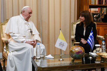 El Papa Francisco se reúne