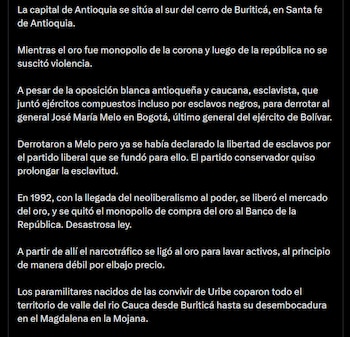 Gustavo Petro - crédito @petrogustavo/X