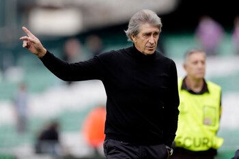 Manuel Pellegrini, entrenador del Betis