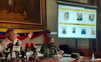 Freddy Bernal al momento de