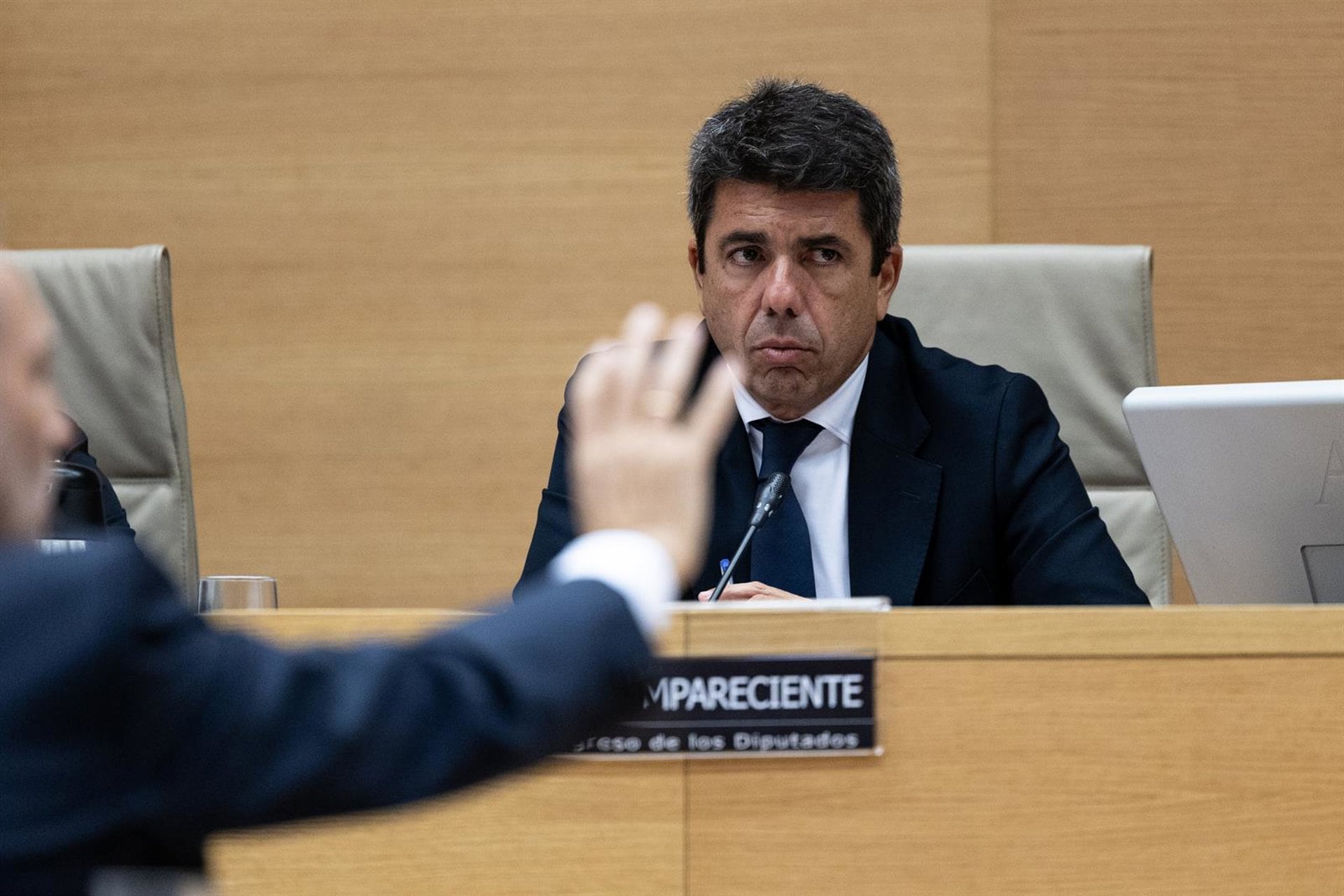 17/11/2025 El presidente en funciones de la Generalitat valenciana, Carlos Mazón, comparece ante la comisión de la dana, en el Congreso de los Diputados, a 17 de noviembre de 2025, en Madrid (España). El 'popular' Carlos Mazón, abre hoy las comparecencias políticas de la comisión del Congreso que investiga la gestión de la dana del 29 de octubre de 2024, que dejó 229 muertos sólo en Valencia, y se enfrenta, por primera vez, a un interrogatorio con el formato de pregunta-respuesta sobre su actuación.
POLITICA
Ananda Manjón - Europa Press