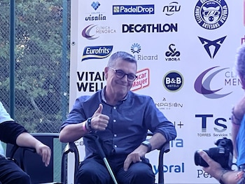 Aníbal Martín, paciente de ELA