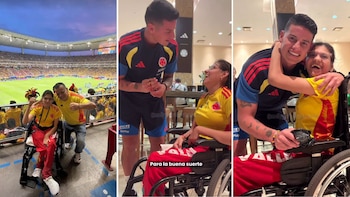 Mundial 2026 | La historia de Molly, la hincha colombiana con discapacidad que hizo pulseras para jugadores de la Tricolor y conoció a su ídolo James Rodríguez