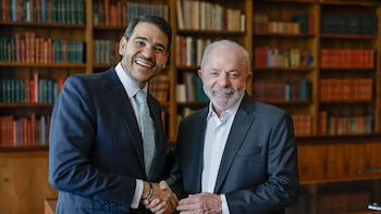 Lula Da Silva y Jorge Messia