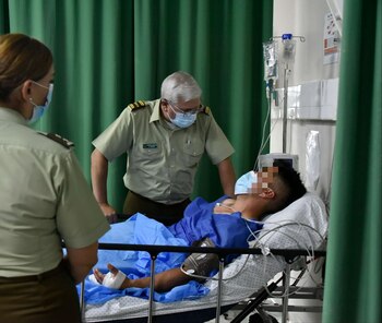 "Nuestros carabineros se encuentran con