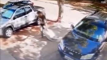 Bittar y su novia Gesielly