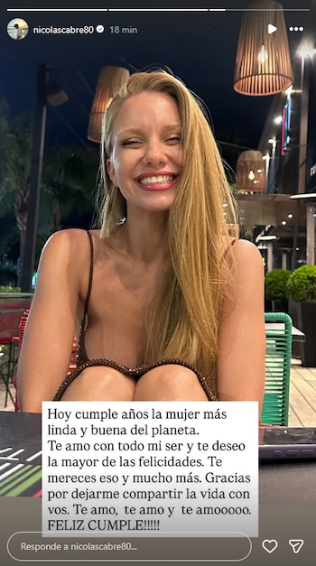 “Hoy cumple años la mujer