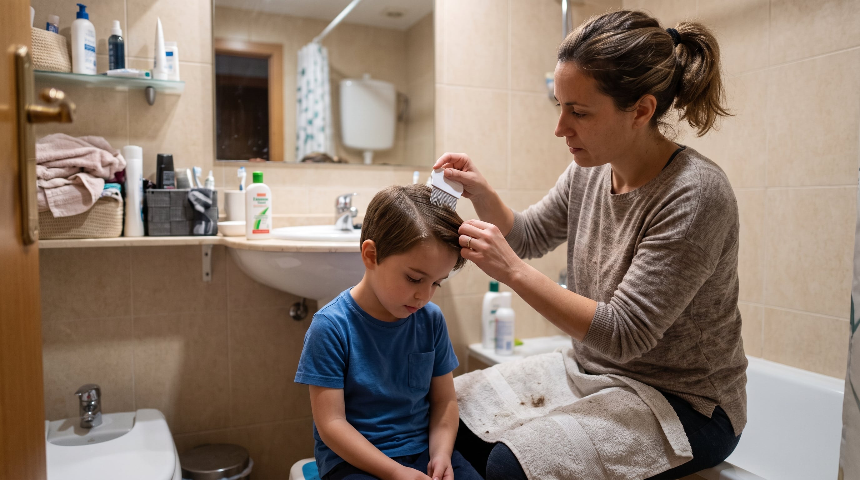 El peine de dientes finos y algunos tratamientos con shampoo o crema ayudan a eliminar piojos y liendres, y a controlar la evolución (Imagen Ilustrativa Infobae)