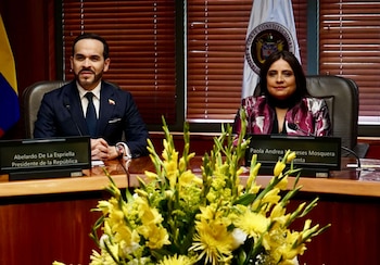 El encuentro contó con la participación de los magistrados de la Corte Constitucional y del ministro de Justicia, Iván Cancino - crédito Corte Constitucional