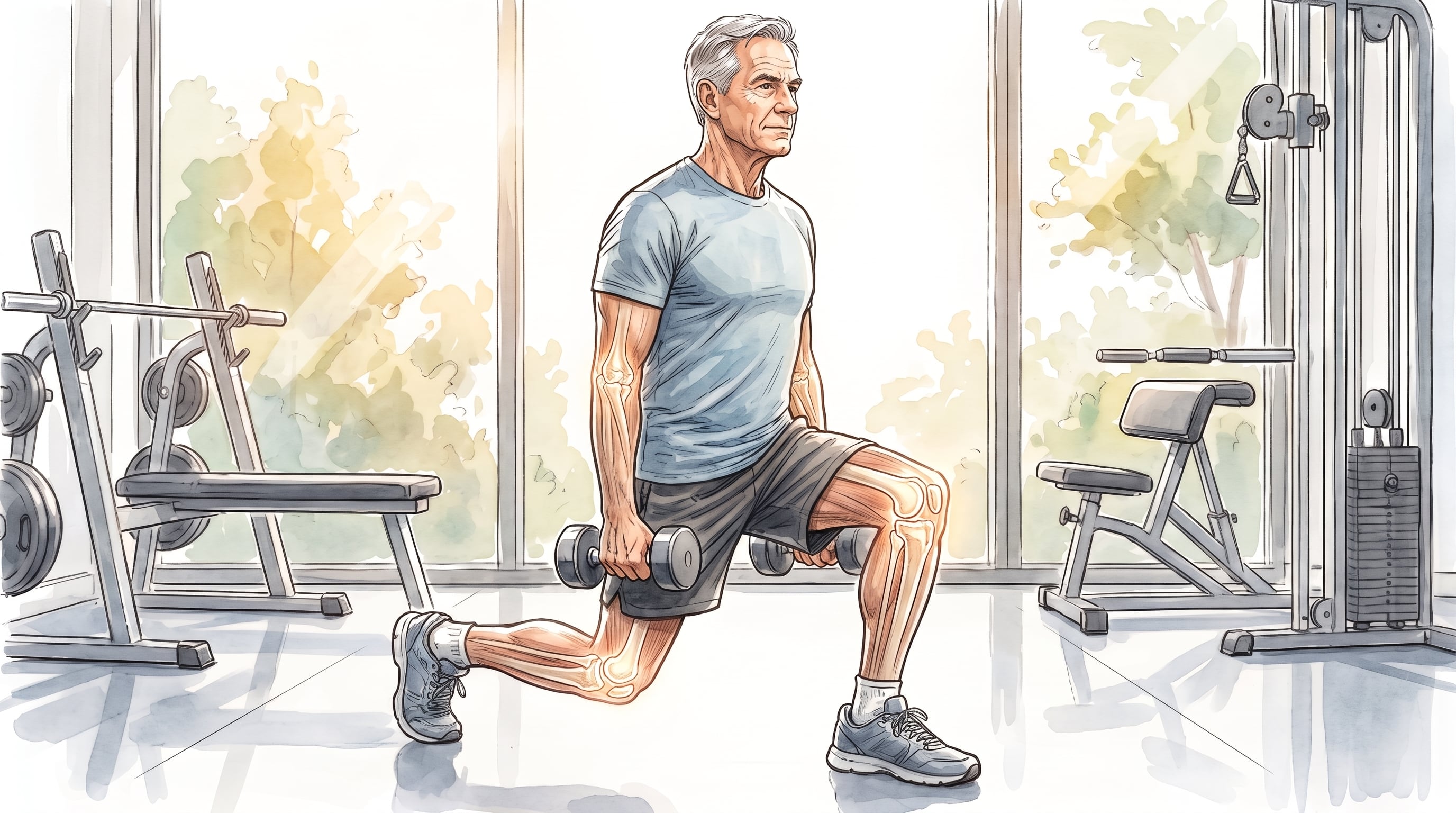Músculos fuertes y articulaciones sanas después de los 40: las claves para entrenar fuerza sin lesiones