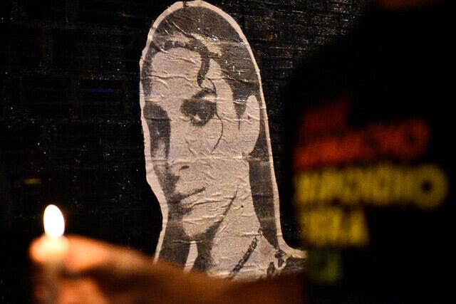 En el Parque de los Hippies se llevó a cabo una velatón en rechazo al asesinato de Sara Millerey, mujer trans oriunda de Antioquia, y a los crecientes casos de transfobia y transfeminicidios registrados en lo que va de 2025 - Cristian Bayona/Colprensa