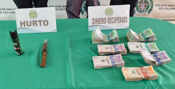 El agresor atacó a la mujer con gas pimienta y un arma blanca para quitarle el bolso con el dinero en efectivo - crédito Mebog