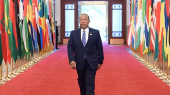 El presidente de Santo Tomé