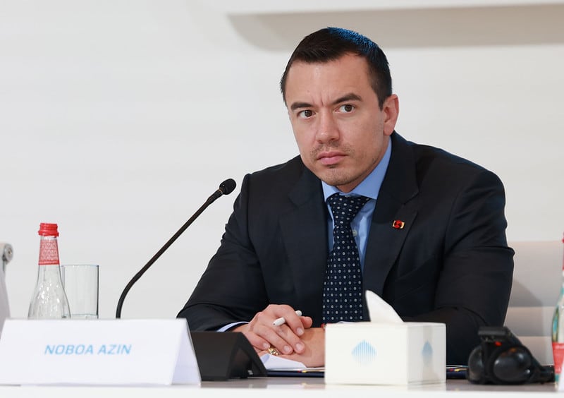 El presidente de Ecuador, Daniel Noboa (Isaac Castillo/Presidencia de la República).