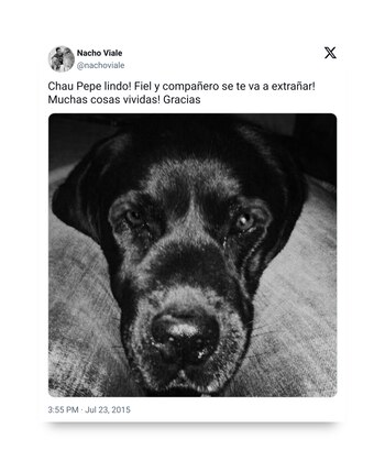 Años atrás, el productor perdió