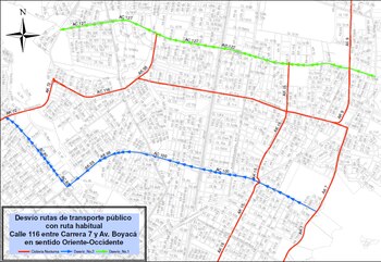 Vías alternas por la ciclovía nocturna de este jueves 8 de agosto - crédito Alcaldía de Bogotá