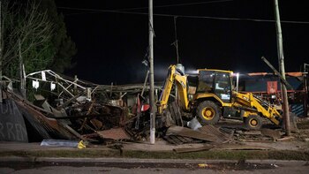 Desalojo en Moreno: topadoras, policías
