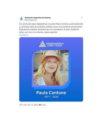 La Asociación Argentina de Actores