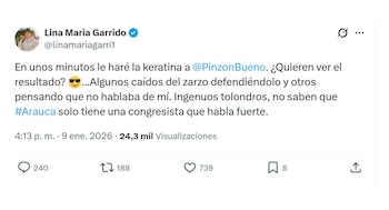 Con esta publicación en X,