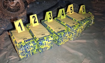 El hallazgo de la droga