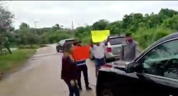 Habitantes de Veracruz se manifestaron