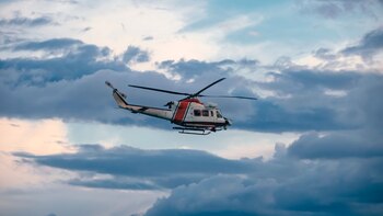 Un helicóptero de rescate. (Canva)